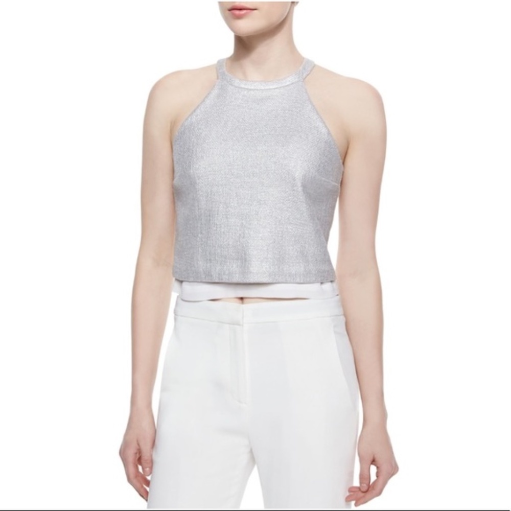 NWT A.L.C. Daisy Metallic Top